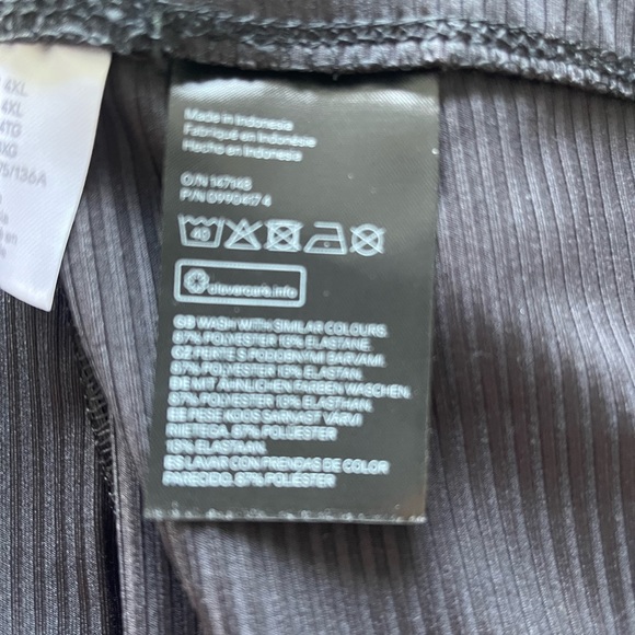 H&M Ribbed Flare legging Black 4XL NWT - Picture 8 of 11